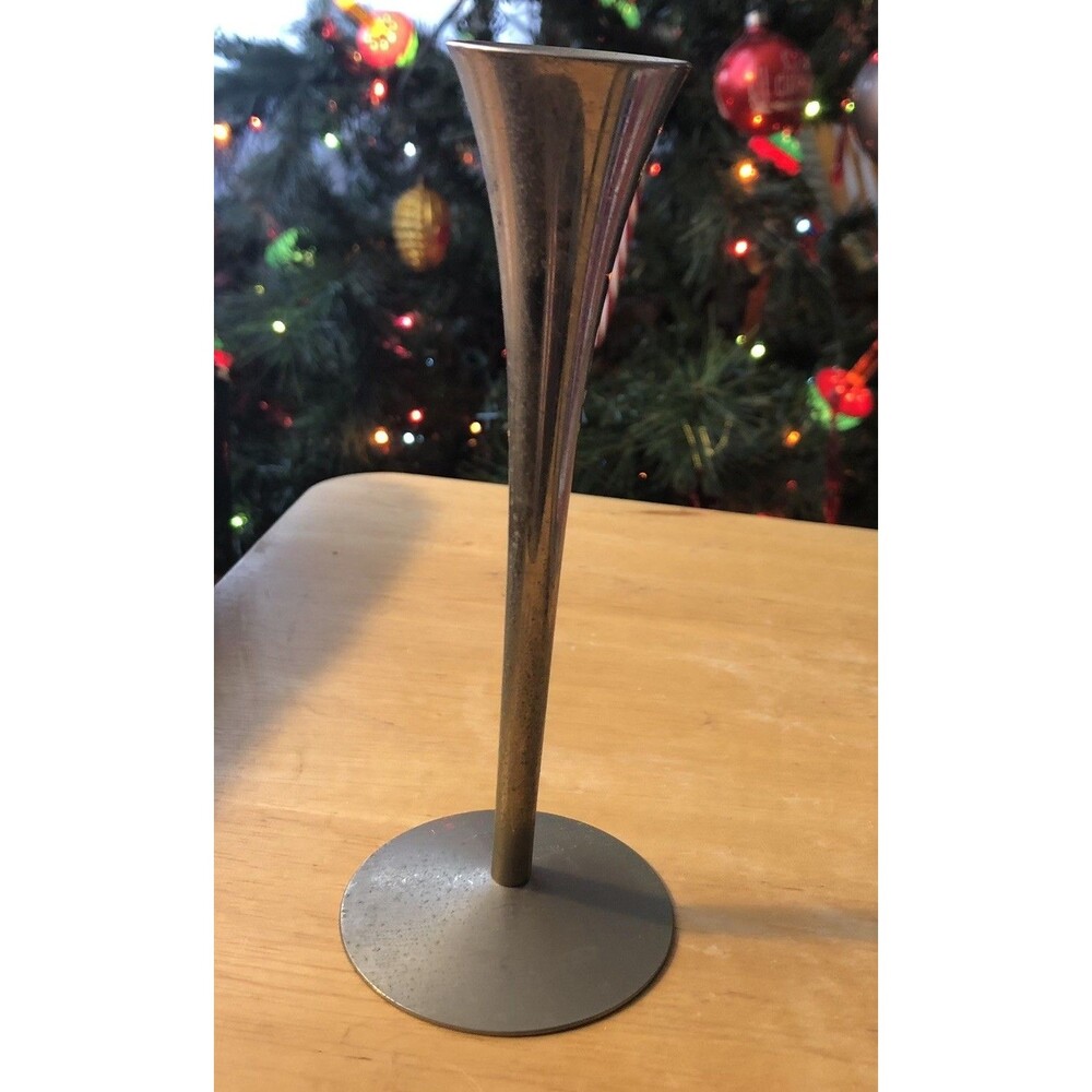 Mcm Chrome Candle Holder Solingen Germany AS 6”